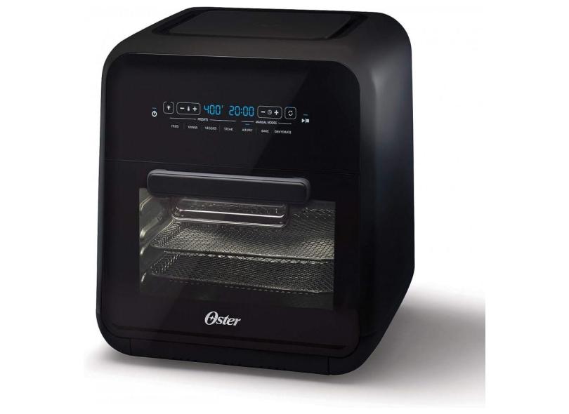 Fritadeira Eletrica Air Fryer 10L Multifuncional Com Painel De Controle Digital, 1700W, 110V, Oster 2086062, Preto