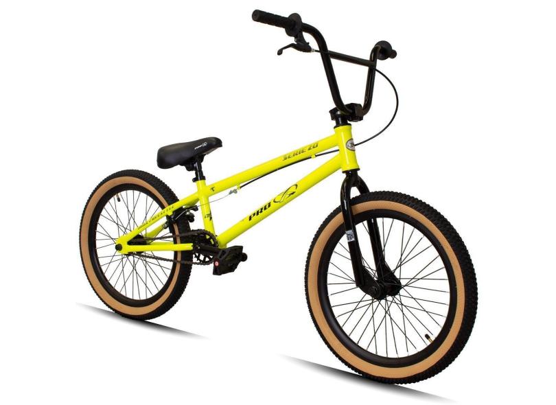Bicicleta BMX Infantil aro 20 Pro-X Série 20 Pneu Faixa Bege-Unissex