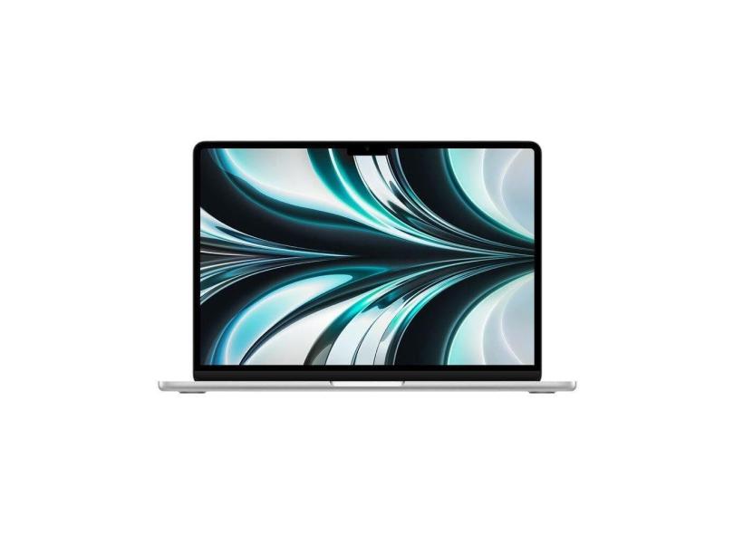 Apple MacBook Air 13&quot;, M2, CPU de 8 núcleos, GPU de 8 núcleos, 16GB RAM, 256GB SSD- Prateado