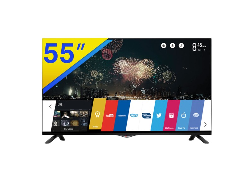 TV LED 55" Smart TV LG Cinema 3D 3D 4K 3 HDMI 55UB8300