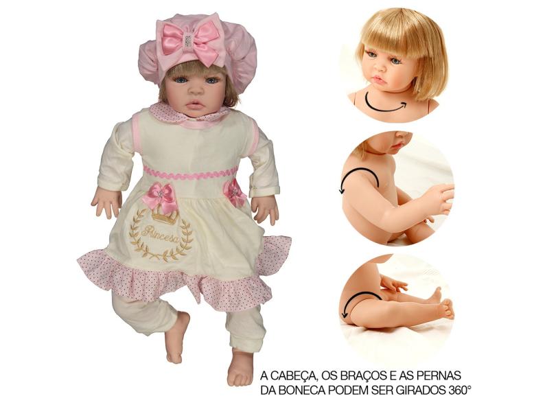 Boneca reborn silicone: Com o melhor preço