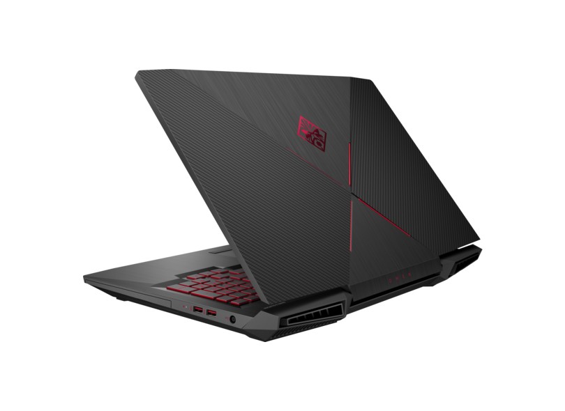 Notebook HP Omen 17 Intel Core i7 7700HQ 7ª Geração 32 GB de RAM 1024 GB Híbrido 500.0 GB 17.3 " GeForce GTX 1070 Windows 10 Omen