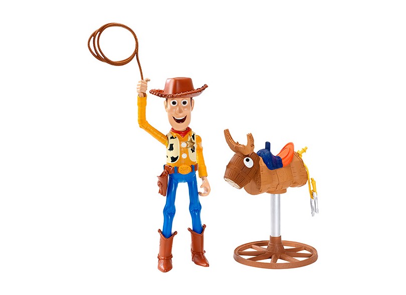 Boneco Toy Story Cowboy Wood CLX49 - Mattel