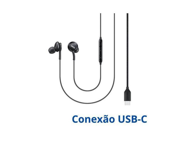 Fone De Ouvido Samsung Galaxy S20 S20+ S20e Akg Preto C