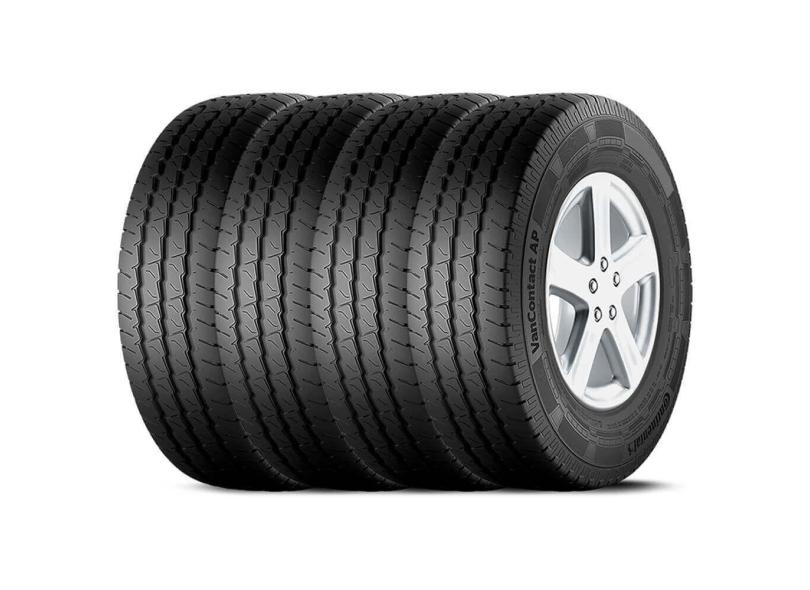 Kit 4 Pneu Continental Aro 16 225/75r16 10pr Van Contact AP