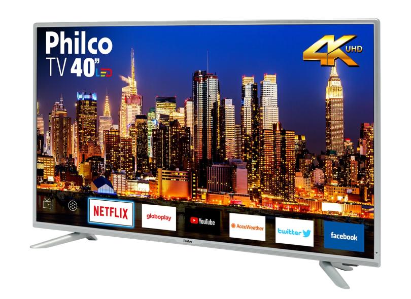 Smart TV TV LED 40" Philco 4K Netflix PTV40G50SNS 3 HDMI