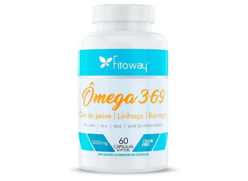 Omega 369 Vegan 60 Capsulas Fitoway Sem Sabor 60 Capsulas com o