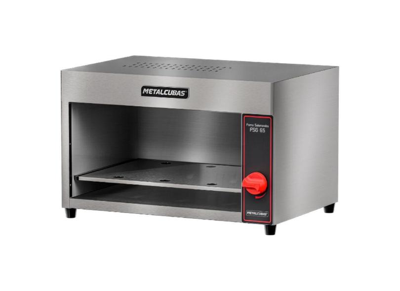 Forno Gratinador A Gás Salamandra 65 Litros FSG65 Metalcubas