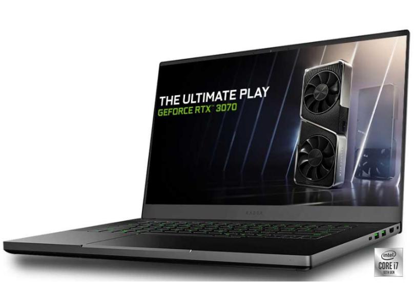 Notebook Razer Intel Core i7 10750H 10ª Geração 16.0 GB de RAM 512.0 GB 15.0 " Full Windows 10 Blade 15