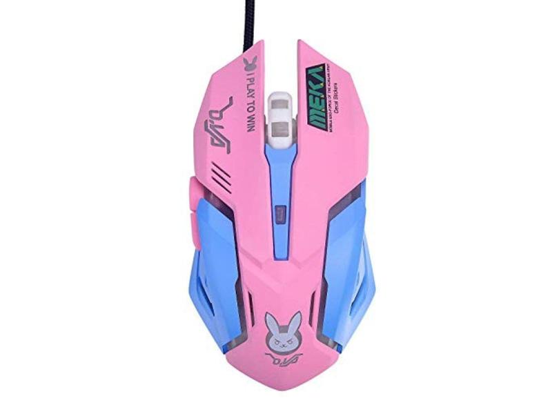 Mouse OW Respiração LED Retroiluminado Gaming Mouse Genji Reaper Wired USB Computer Mouse para PC e Mac E-Sports Gamers