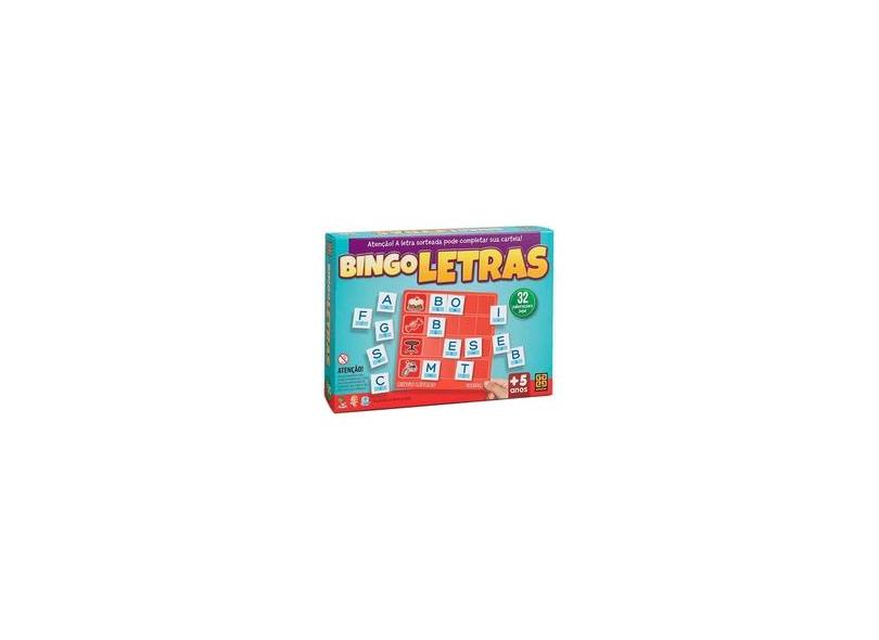 Jogo Educativo Bingo das Letras - Loja Grow