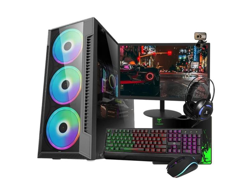 Computador Pc Gamer Completo I3 8Gb Hd 500Gb E Monitor De 19