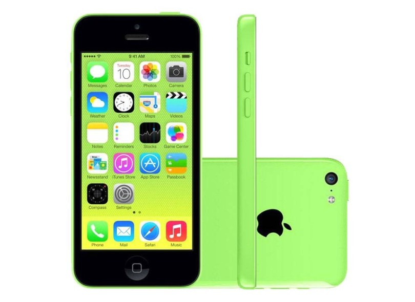 Smartphone Apple iPhone 5C 5C 8GB 8GB iOS 7 Wi-Fi 3G 4G