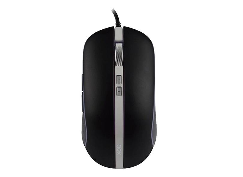 Mouse USB Gamer Hybrid LED 7 Cores 7 Botões 5000dpi Preto MS310 - oex