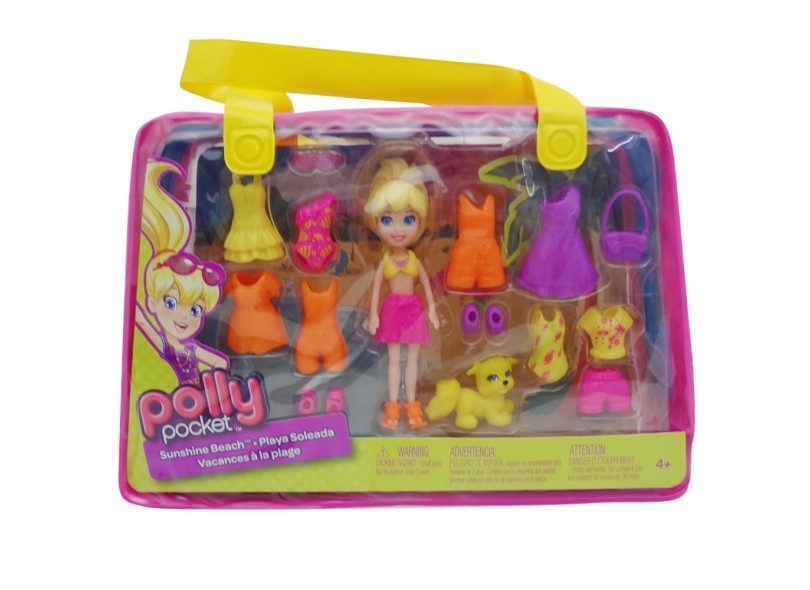 Boneca Polly Aventura na Praia Polly Mattel