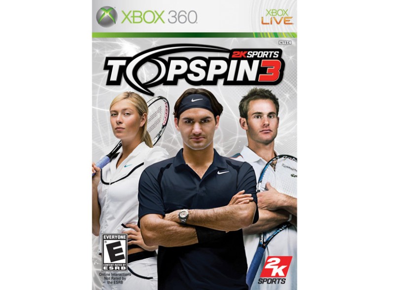 Jogo Top Spin 3 2K Xbox 360