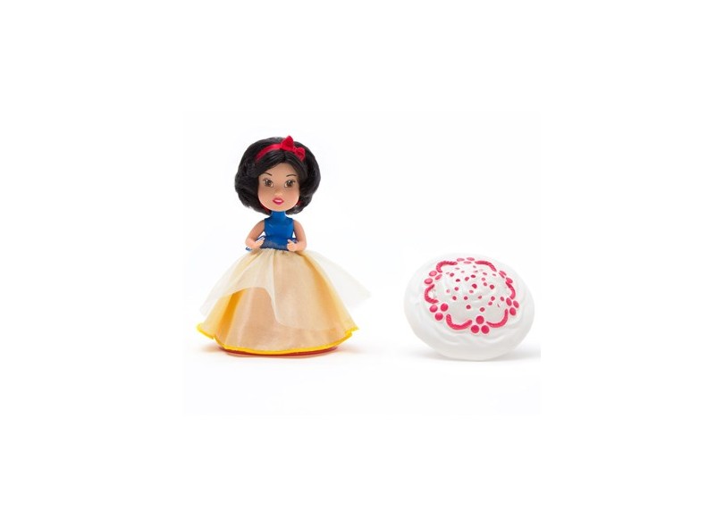 Boneca Cupcake Surpresa Princesas Disney Branca de Neve Estrela