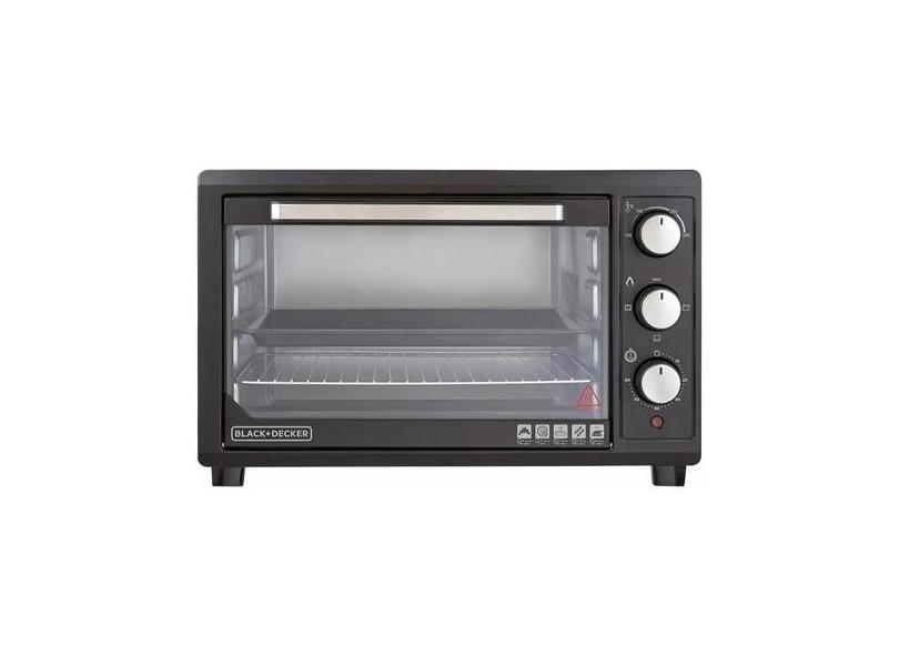 Forno Elétrico Black+decker Ft50p Bandeja Cozinha 50l 127v Forno De Bancada 50 Litros Com Timer 127V Elétrico Cozer, Torrar, Gratinar, Aquecer, Desgelar, Dourar, Assar Peru