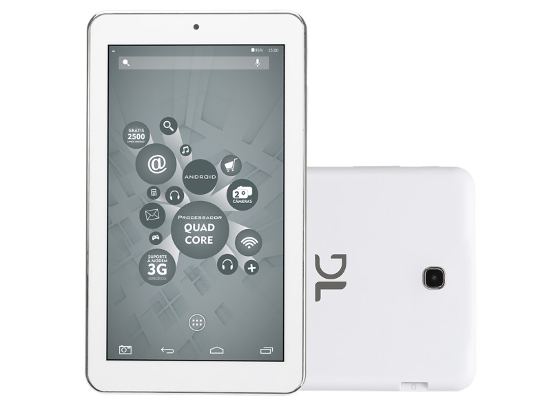 Tablet DL Eletrônicos 8.0 GB LCD 7 " Android 5.1 (Lollipop) X Quad TX309BRA