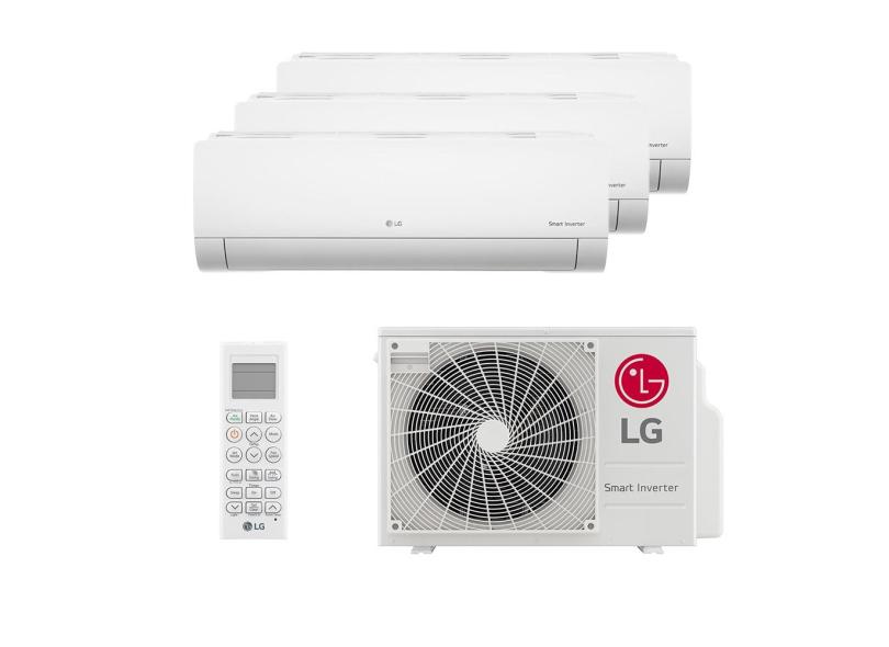 Ar Condicionado Multi Split Inverter LG Hw 24.000 Btus (3x Evap 9.000) Quente/frio 220V Monofásico