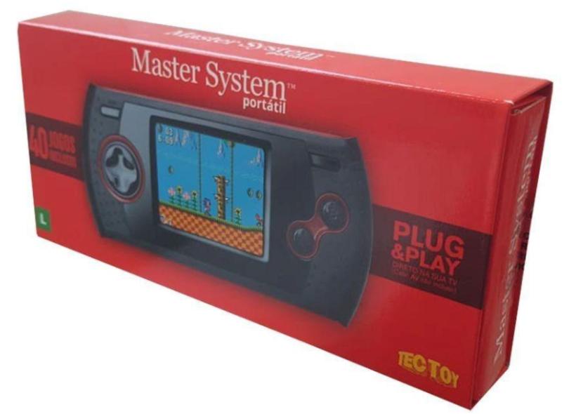 Console Portátil Master System Tectoy 40 jogos