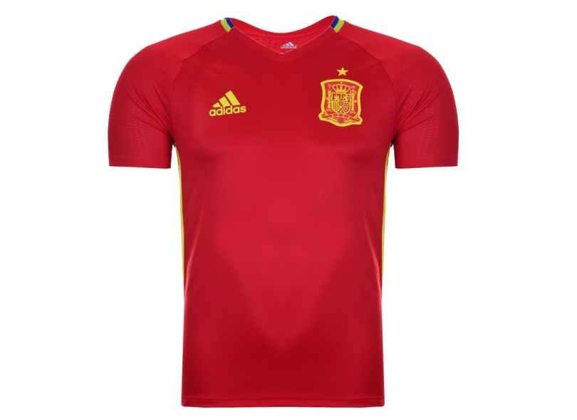 Camisa Treino Espanha 2016 Adidas