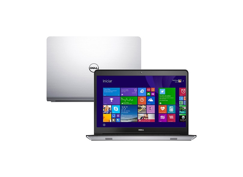 Notebook Dell Inspiron 5000 Intel Core i5 5200U 8 GB de RAM HD 1 TB Híbrido SSD 8 GB LED 14 " Touchscreen Radeon R7 M265 Windows 8.1 5448