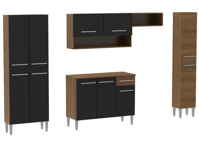 Cozinha Completa 12 Portas 1 Gaveta Emilly Hit Madesa