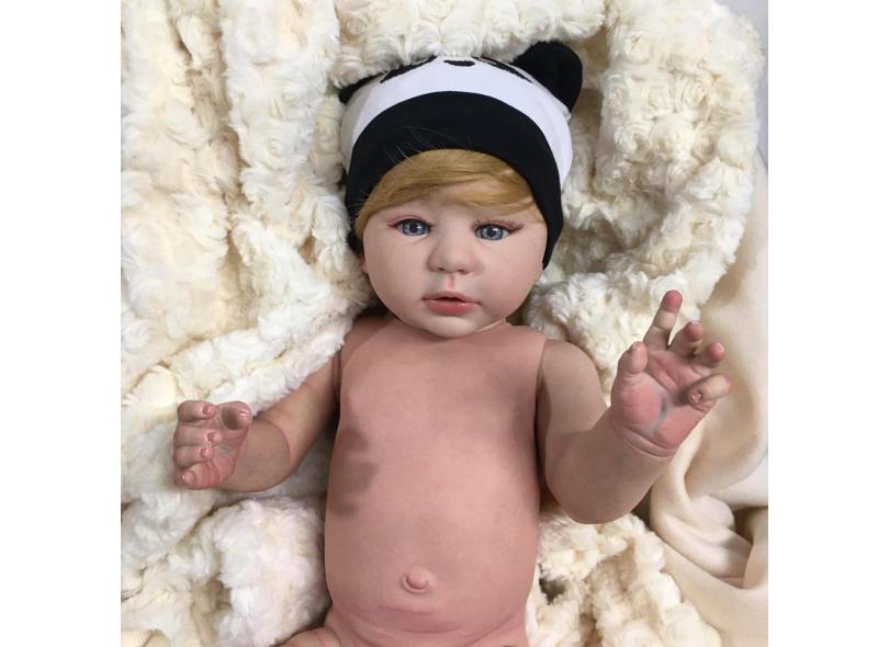 Boneca Bebê Reborn Menino Baby Dolls Em Vinil 45cm em Promoção é no Buscapé