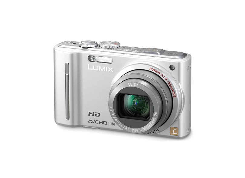 Câmera Digital Panasonic Lumix 12,1 MP Full HD DMC-TZ10 com o