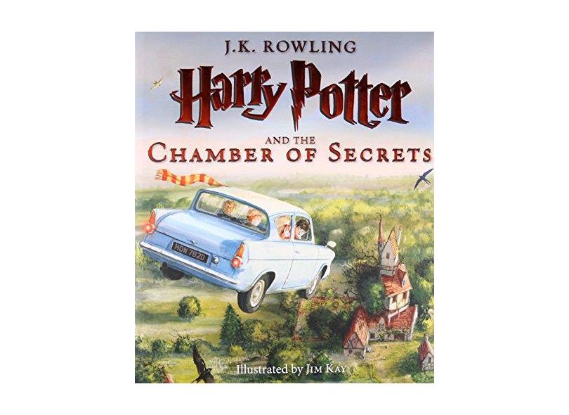 Harry Potter and the Chamber of Secrets: The Illustrated Edition (Harry Potter, Book 2) - J K Rowling - 9780545791328