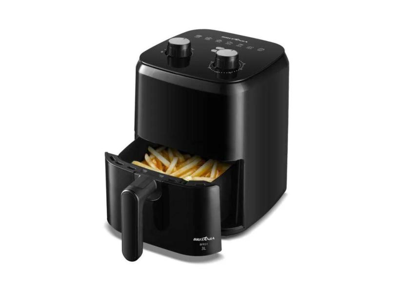 Air Fryer Britânia 3 litros Preta 1300w elétrica 127v