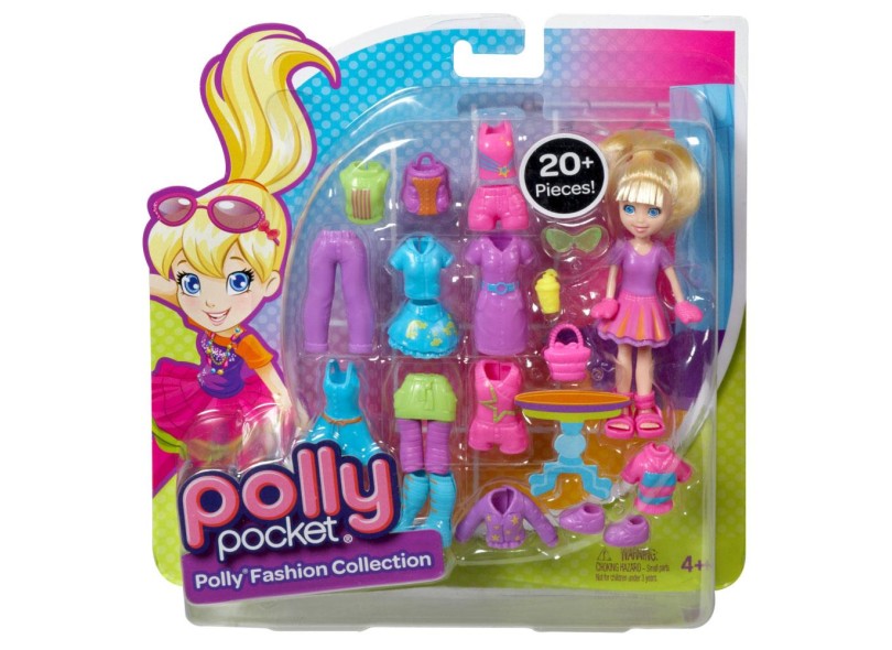 Boneca Polly Dia Especial 20 peças Mattel