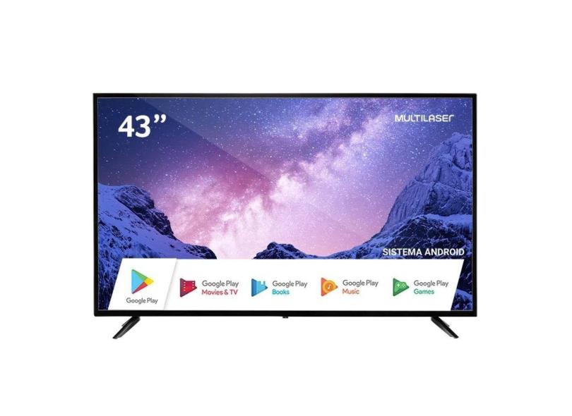 Smart TV DLED 43" Multilaser Full HD TL046