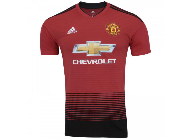Camisa Torcedor Manchester United I 2018/19 Adidas