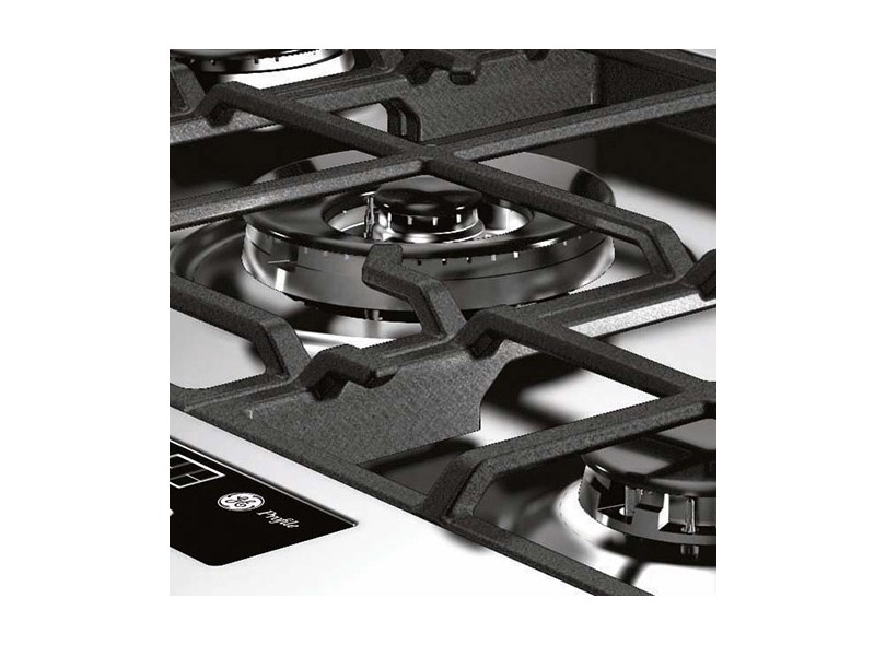Cooktop GE Glass Touch 5 Bocas Inox CTGGEP077P5A2IN