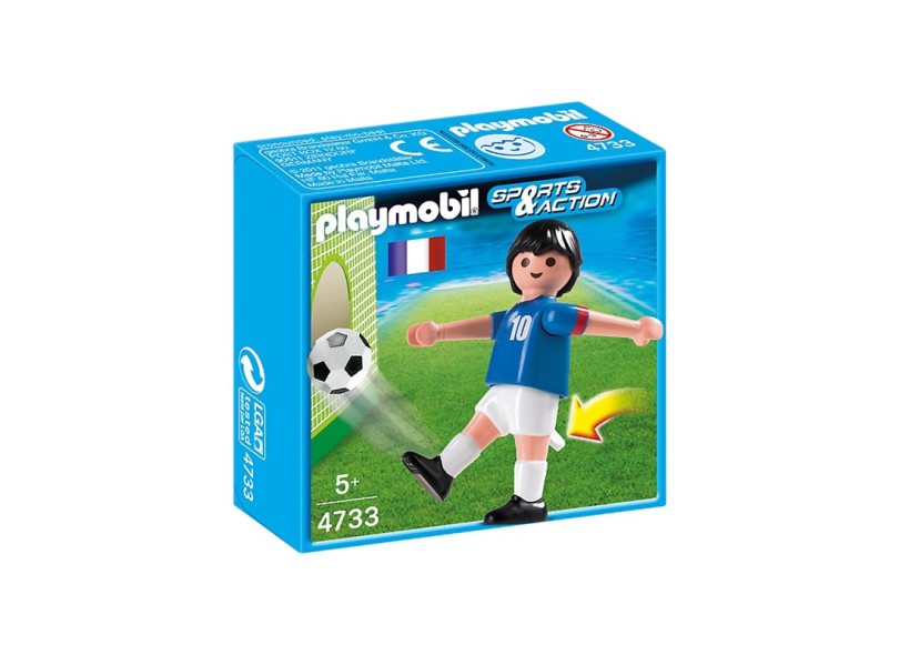 Boneco Playmobil Sports and Action Jogador de Futebol da França 4733 - Sunny