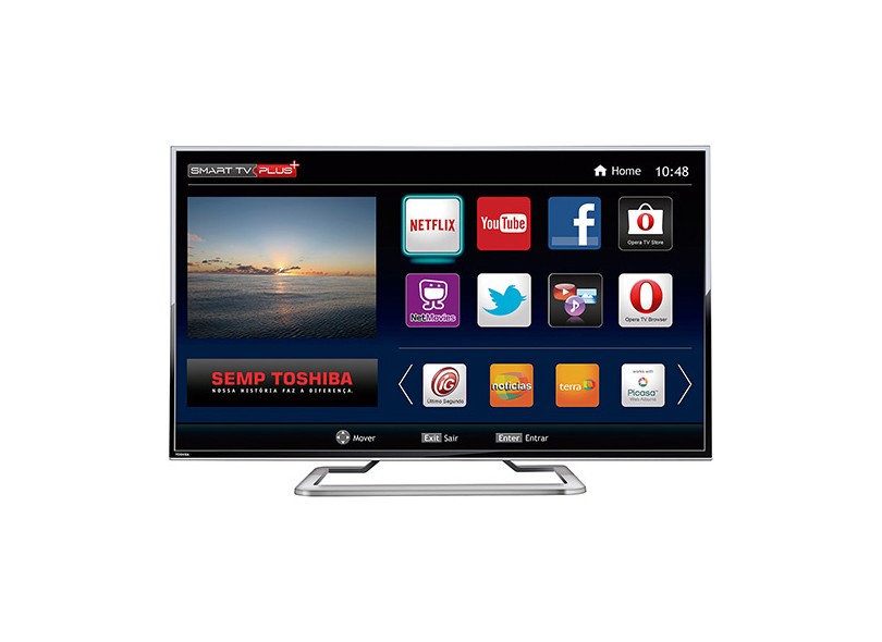 TV LED 55 " Smart TV Semp Toshiba 4K 55L7400