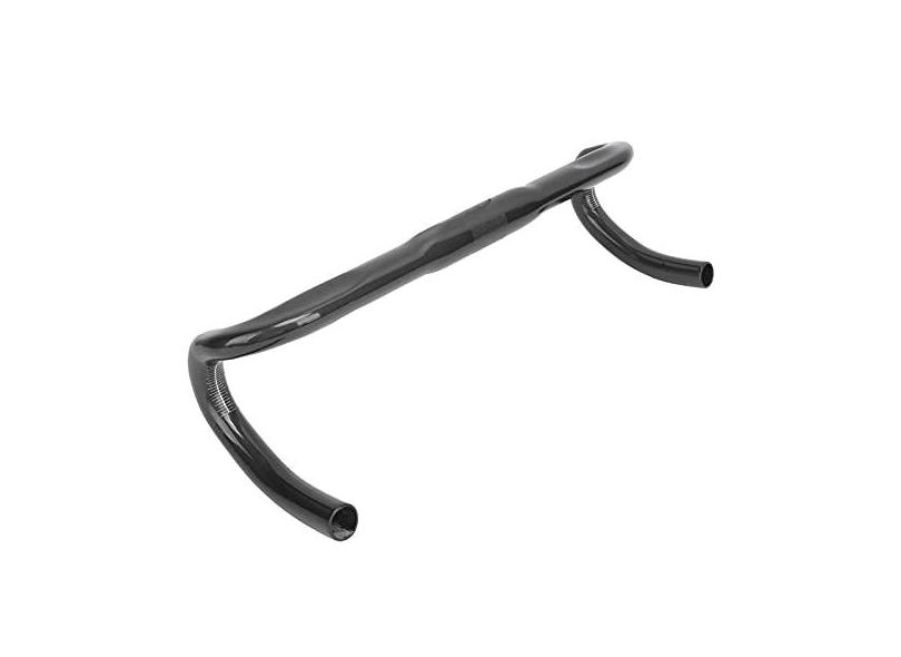 Guiador de queda para bicicleta de estrada, guiador de queda leve de fibra de carbono integrado para bicicleta de estrada