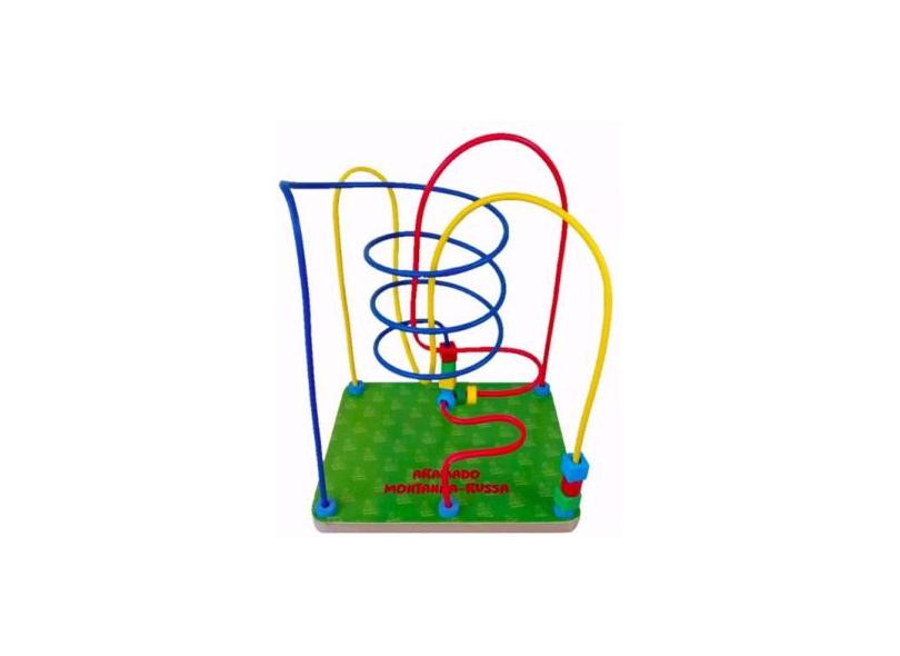 Jogo Brinquedo Pedagógico Aramado Montanha Russa Brink Mobil em