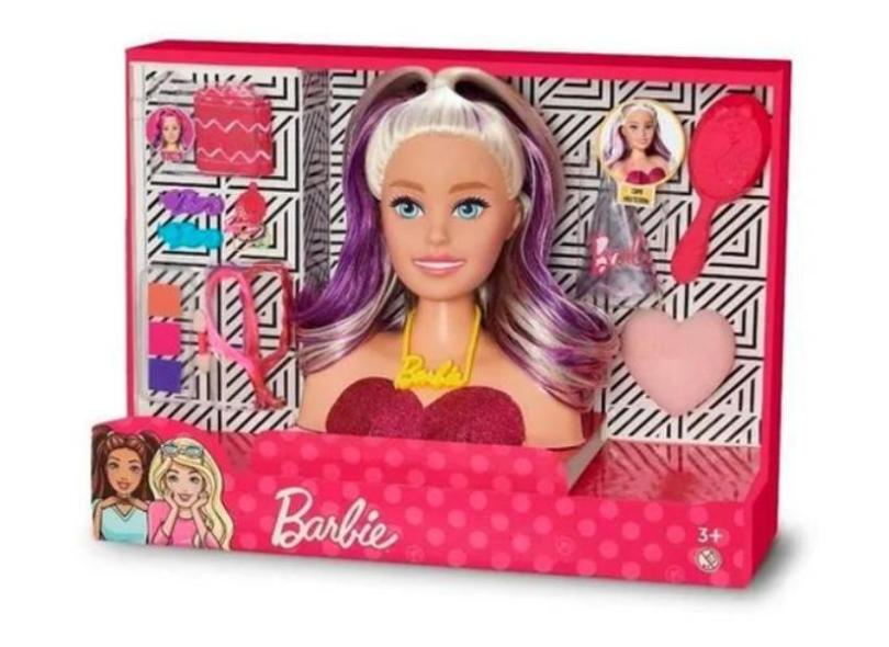 Boneca Barbie Busto Maquiagem e Cabelo Pupee 1282 – Starhouse Mega