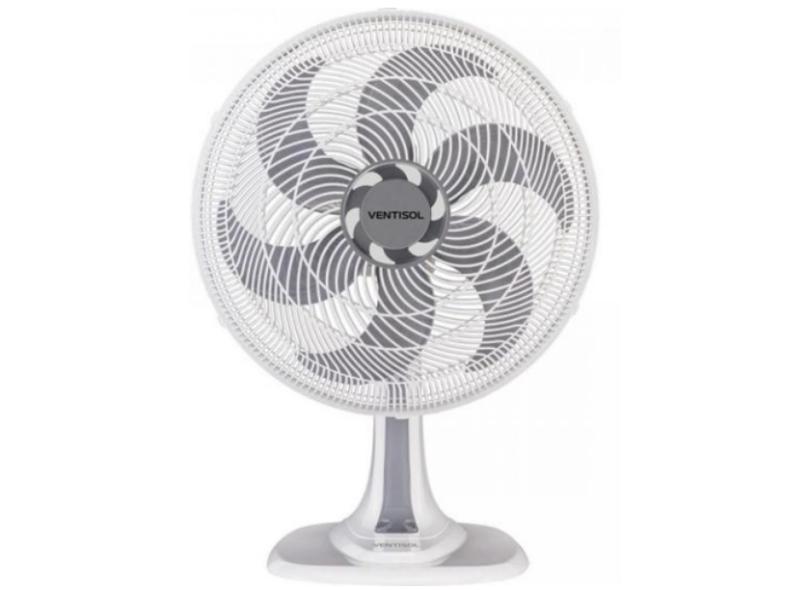 Ventilador de Mesa Ventisol Turbo 6 30 cm 6 Pás 3 Velocidades