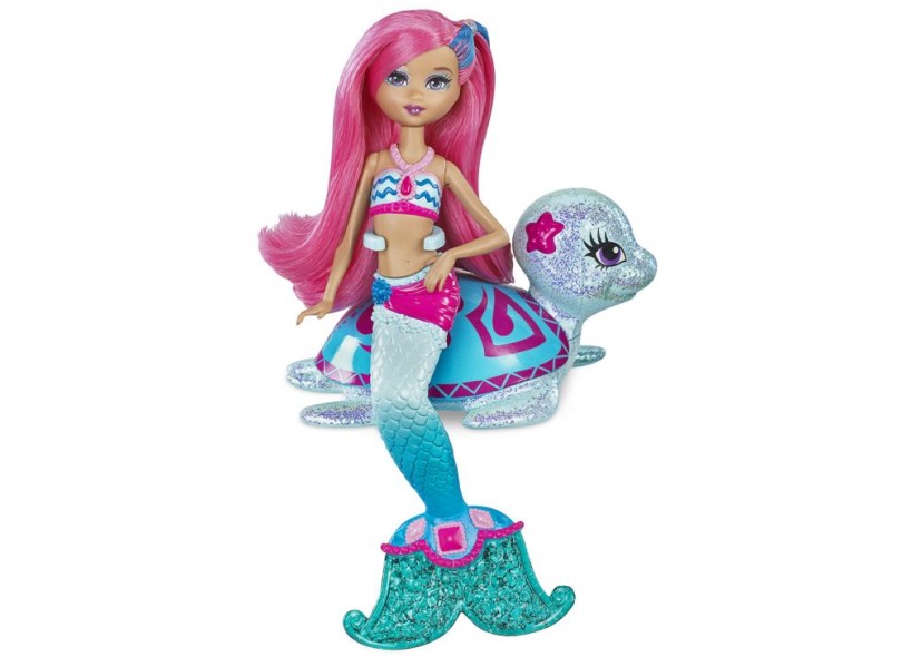 Boneca Barbie Amigos do Mar Tartaruga Mattel