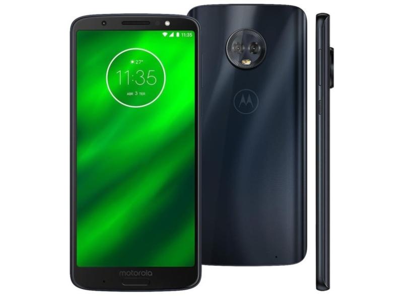 Smartphone Motorola Moto G G6 Usado 32GB 12.0 + 5.0 MP 2 Chips Android 8.0 (Oreo) 4G Wi-Fi