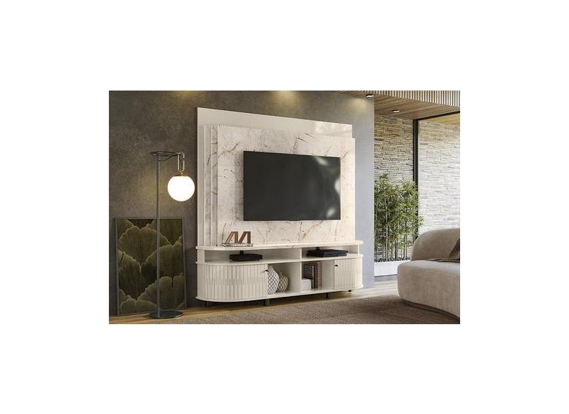 Home Theater Daytona para TV até 65 polegadas - Calacata/Off White - M