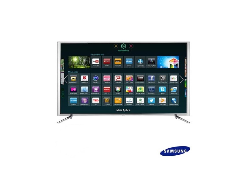 TV LED 55" Smart TV Samsung 3D Full HD 55UNF6800
