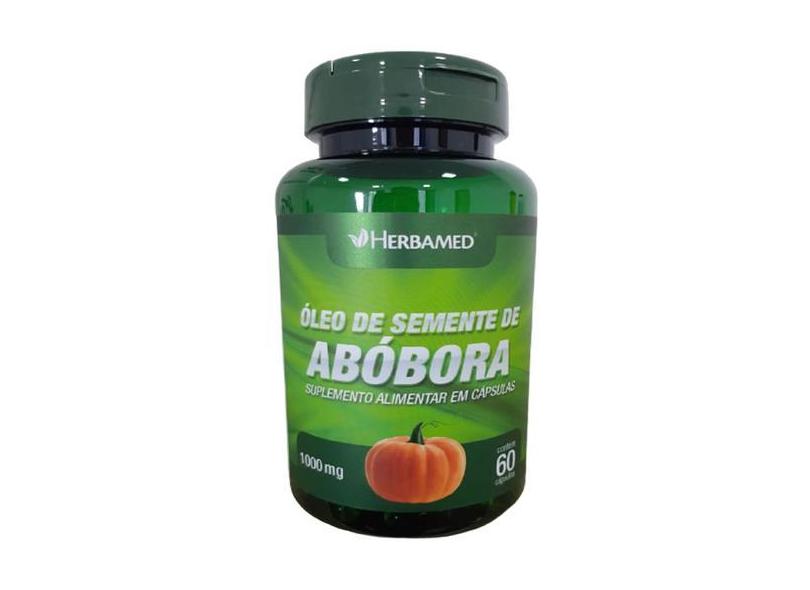 Óleo De Semente De Abóbora - 60 Cápsulas - Herbamed