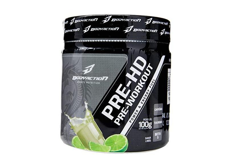PreHd Pre Workout (100G) Sabor Limão, Body Action com o Melhor Preço