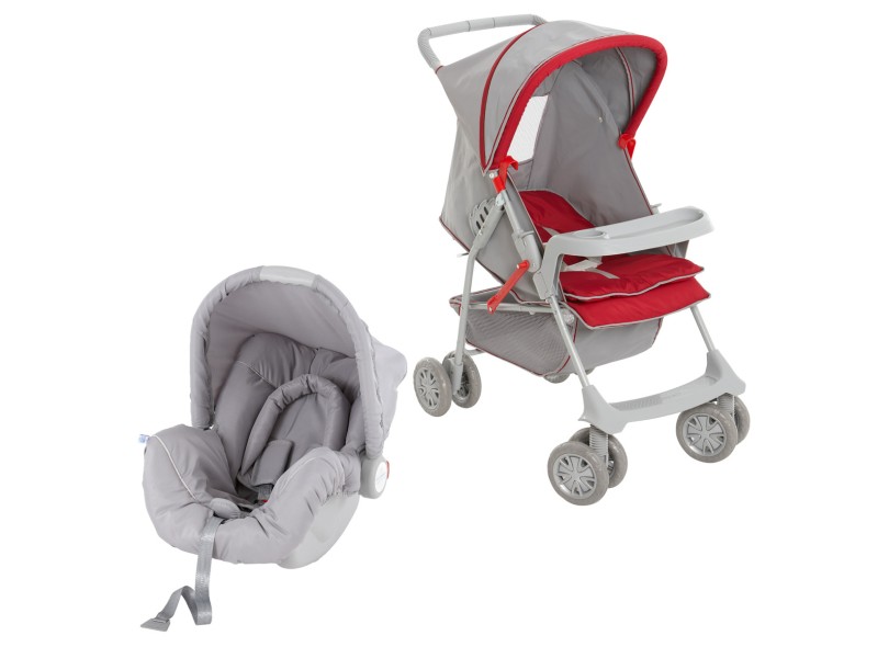 Carrinho de Bebê Travel System Galzerano 1015 Milano Reversível