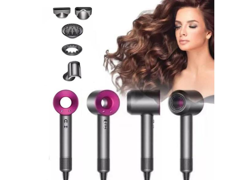 Secador De Cabelo Supersônico Anti Frizz Com 5 Encaixes 220V